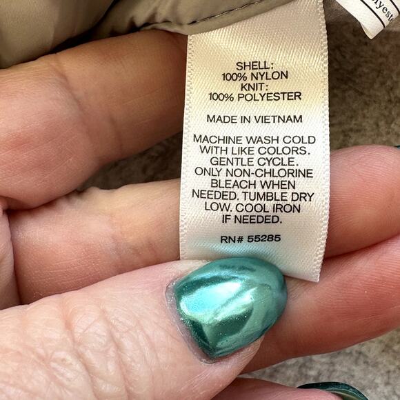 New Express EXP Core Performance Zip Jacket Women Large Puffer Quilted Fleece - Picture 8 of 13